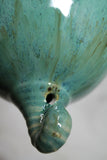 Hand Thrown Stoneware Pottery Bird House Rainbow Trout