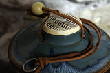 Hand Thrown Stoneware Pottery Bird House Volcano Blue
