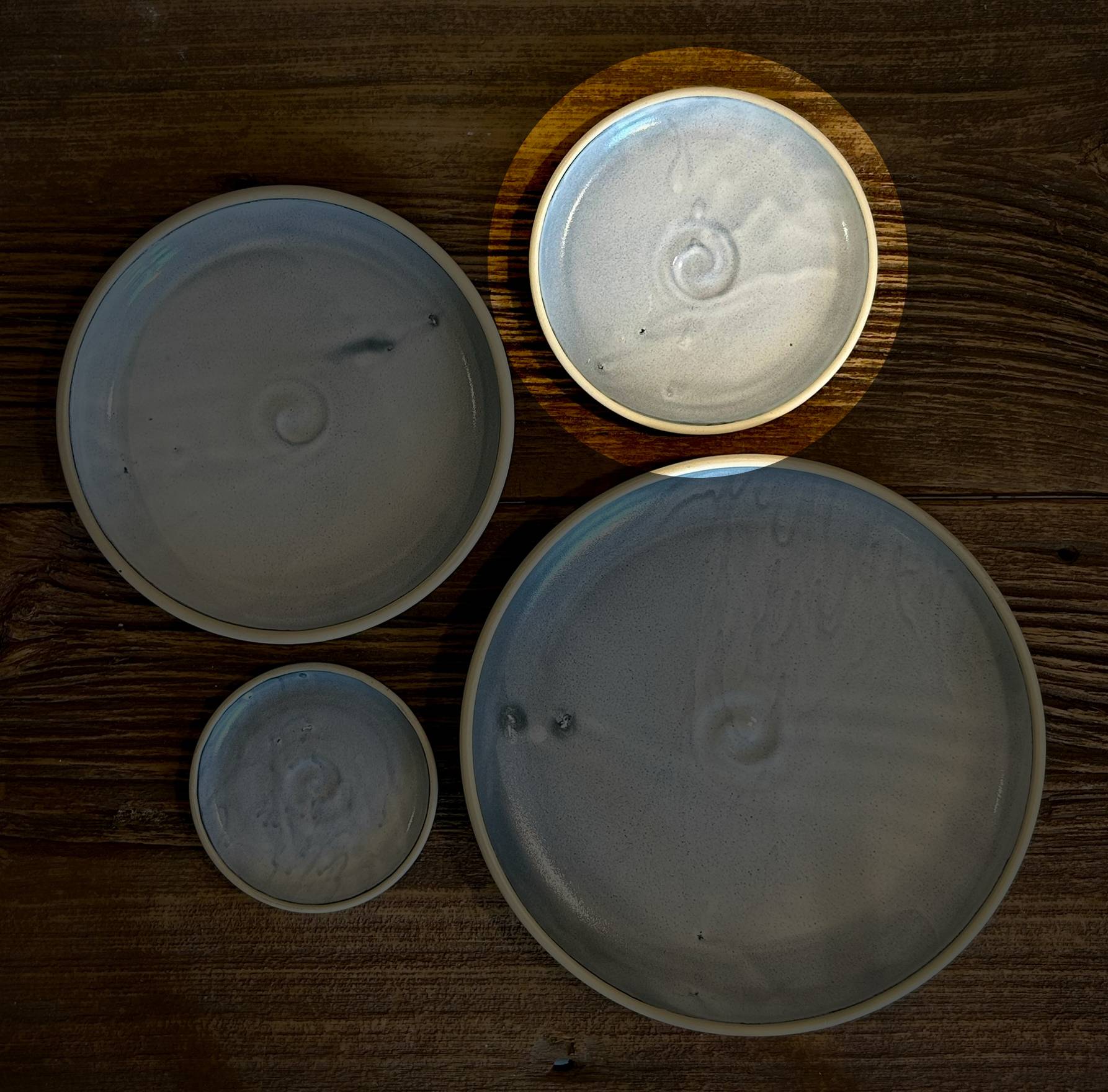 Handmade Ceramic Dinner Plates | Linen Gray Artisan Stoneware Dinnerware | Pottery Appetizer, Salad, Lunch & Dinner Plate | Choose Your Size
