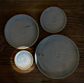 Handmade Ceramic Dinner Plates | Linen Gray Artisan Stoneware Dinnerware | Pottery Appetizer, Salad, Lunch & Dinner Plate | Choose Your Size