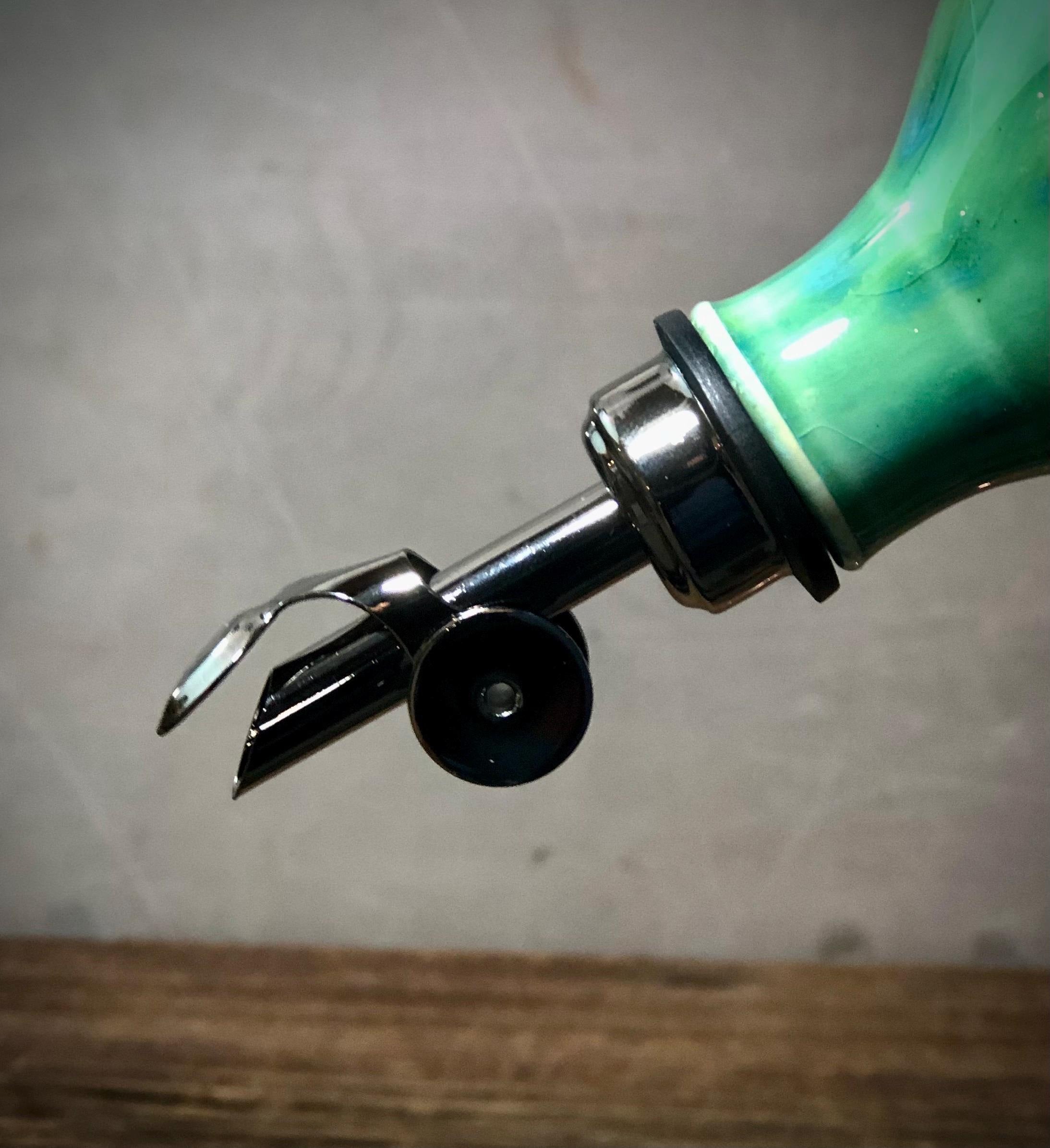 Weighted Oil Pourer Spout Replacement | Choice of Finish | Nickel, Black, Copper, Gold