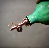 Weighted Oil Pourer Spout Replacement | Choice of Finish | Nickel, Black, Copper, Gold