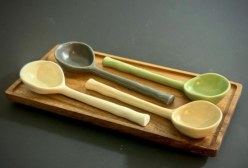 Handmade Ceramic Pottery Stoneware Organic Clay Spoon