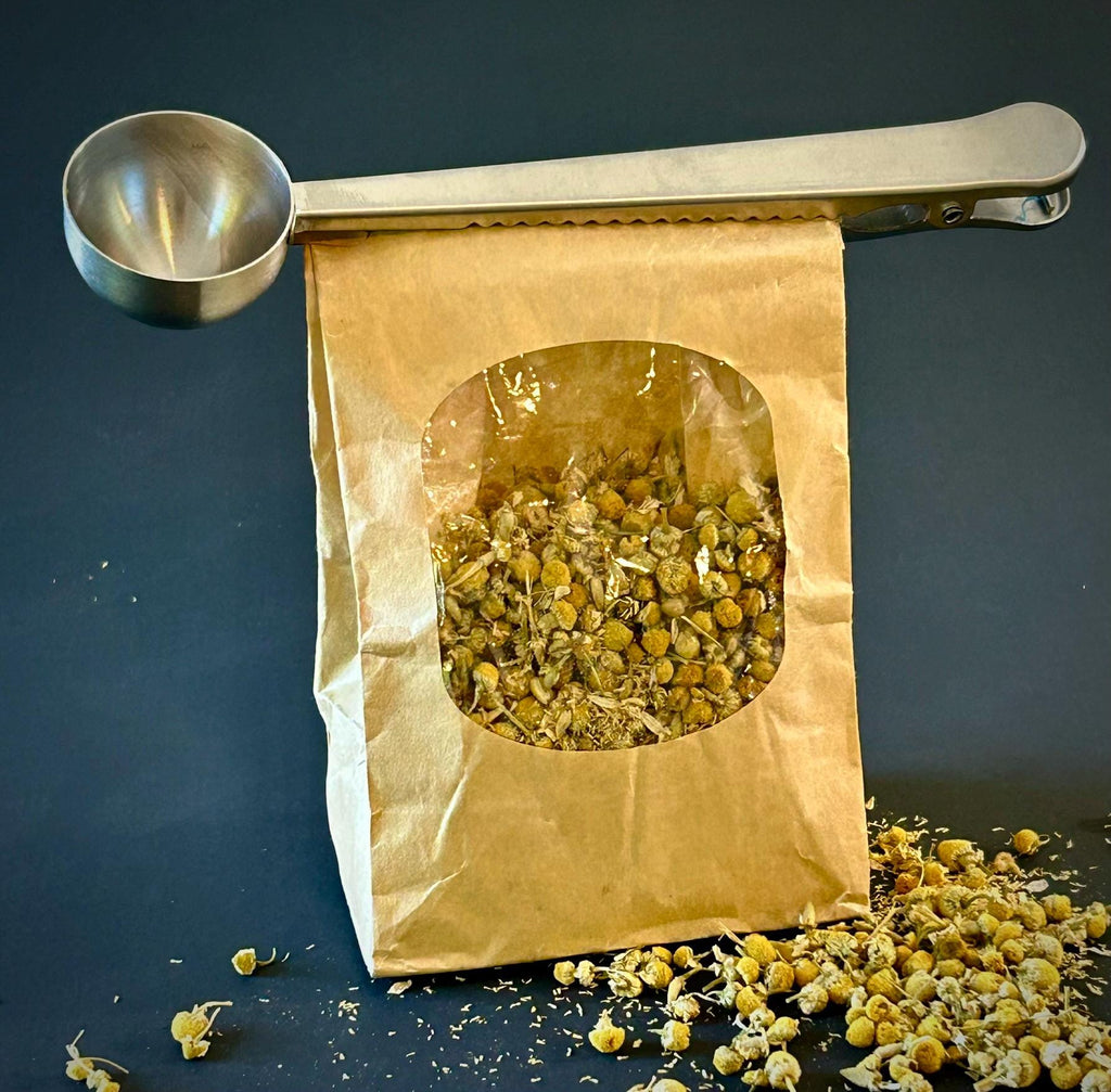 Stainless Steel Scoop Clip | Gold | Copper | Black | Stainless | Kitchen / Tea / Coffee / Bath / Cocktail