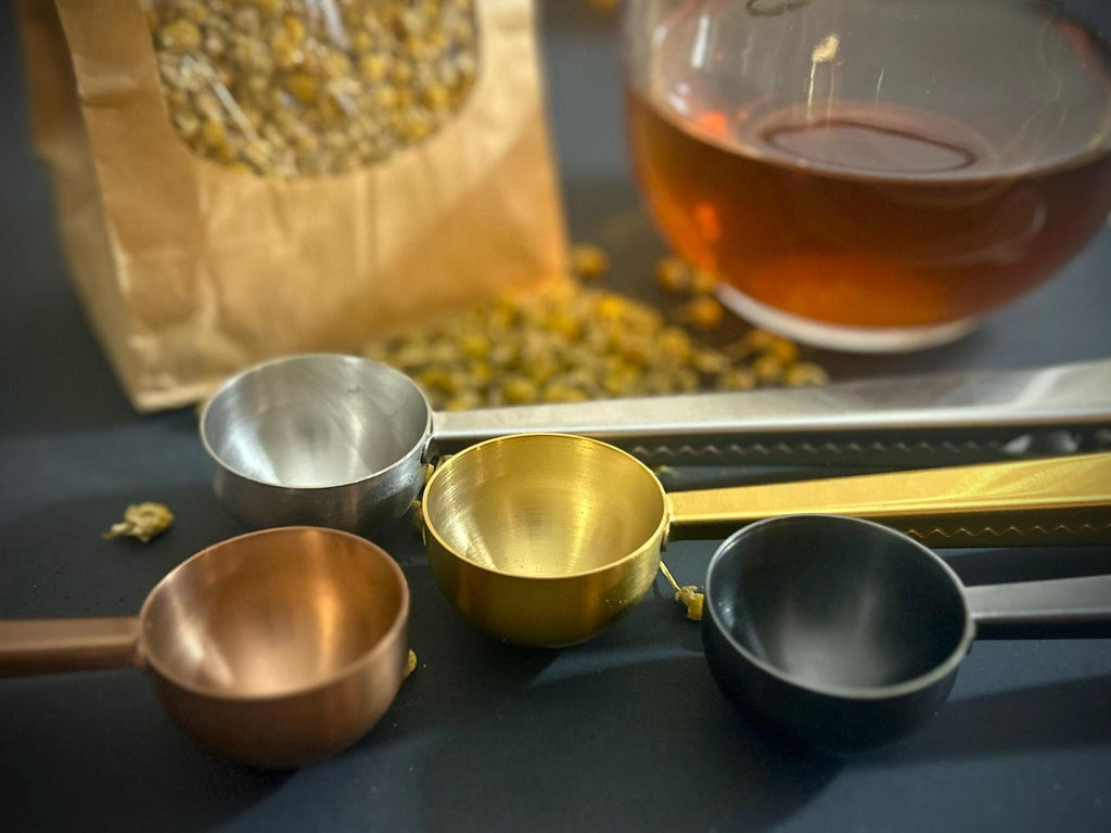 Stainless Steel Scoop Clip | Gold | Copper | Black | Stainless | Kitchen / Tea / Coffee / Bath / Cocktail