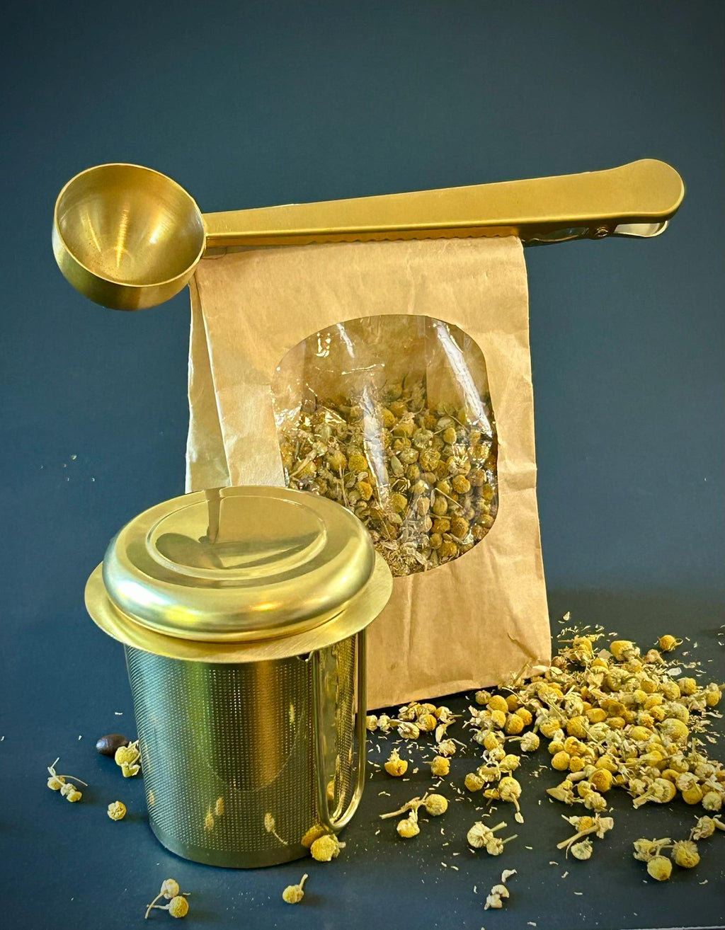 Tea Serving Set | Tea | Strainer | Spoon | Stir / Kitchen / Bar / Coffee