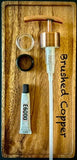 Replacement Pump KIT for DIY Soap/ Lotion Dispensers | Brushed Nickel | Copper | Bronze | Gold | Black | Jar/ Bottle