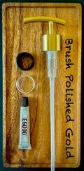 Replacement Pump KIT for DIY Soap/ Lotion Dispensers | Brushed Nickel | Copper | Bronze | Gold | Black | Jar/ Bottle