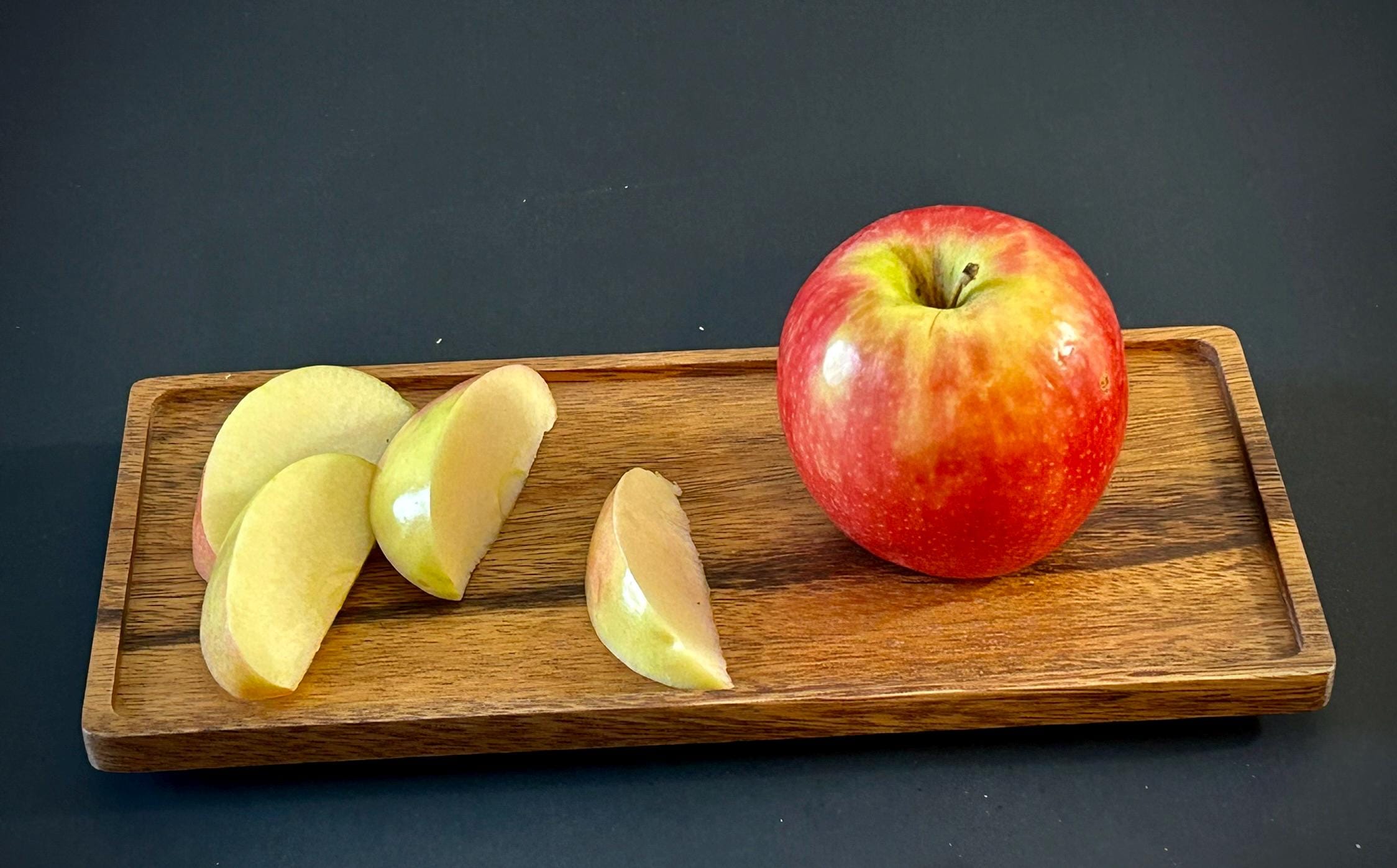 Solid Acacia Wood Serving Tray 10 x 5 Inch Mini Charcuterie Board Rectangular | Kitchen | Bar | Coffee | Tea |