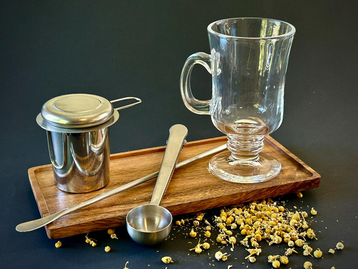 Tea Serving Set | Tea | Strainer | Spoon | Stir / Kitchen / Bar / Coffee