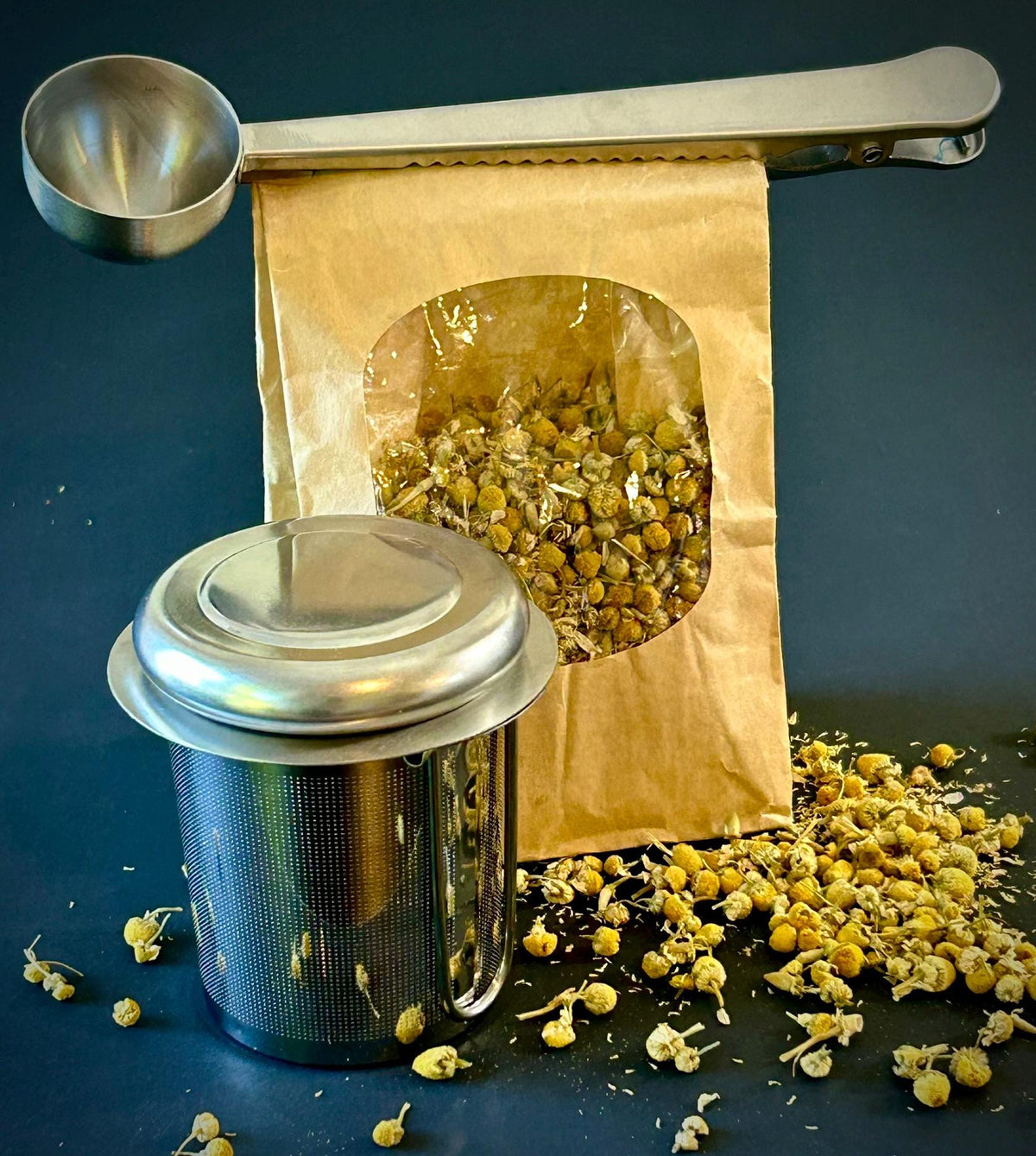 Tea Serving Set | Tea | Strainer | Spoon | Stir / Kitchen / Bar / Coffee