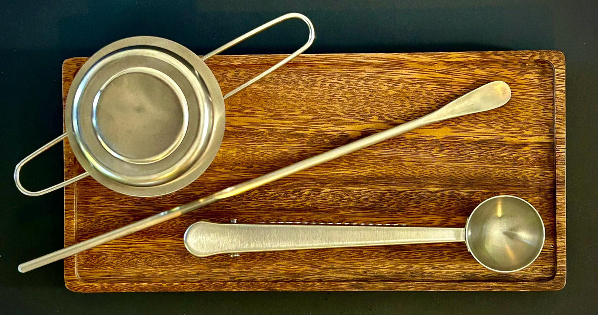 Tea Serving Set | Tea | Strainer | Spoon | Stir / Kitchen / Bar / Coffee