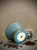 Handmade Stoneware Pour Over & Coffee Mug SET | Riverdrift Tall Ceramic Mug Coffee Dripper SET | Wheel Thrown Pottery