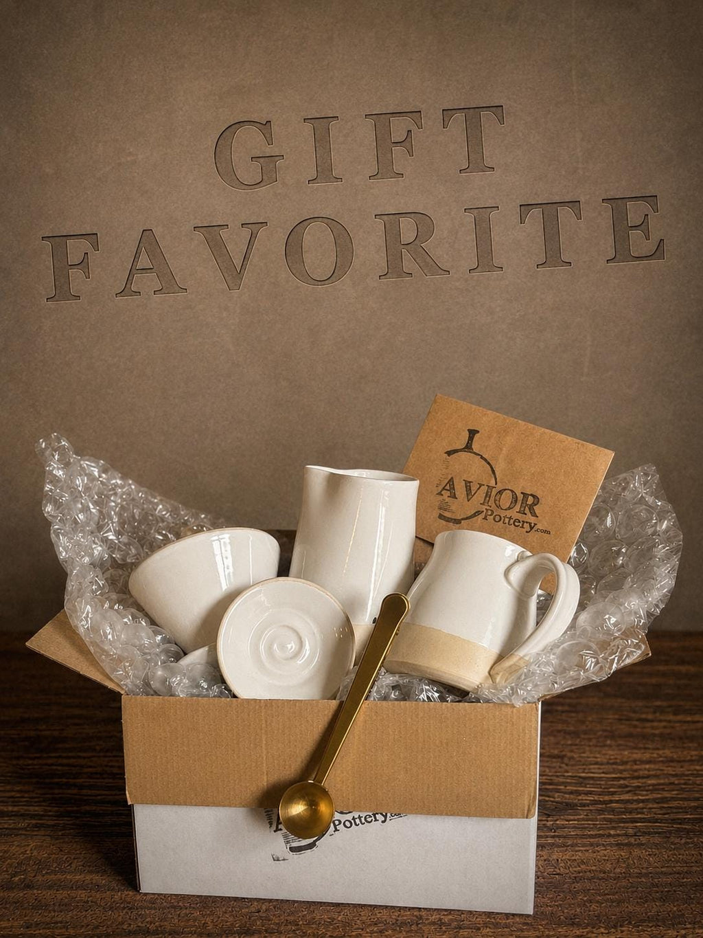 Handmade Stoneware Pour Over & Coffee Mug SET | White Dove Bell Ceramic Mug Coffee Dripper SET | Wheel Thrown Pottery