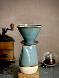 Handmade Ceramic Pour Over Coffee Dripper | Stoneware Coffee Brewer | Reusable Manual Coffee Maker | Riverdrift