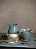 Handmade Ceramic Pour Over Coffee Dripper | Stoneware Coffee Brewer | Reusable Manual Coffee Maker | Riverdrift