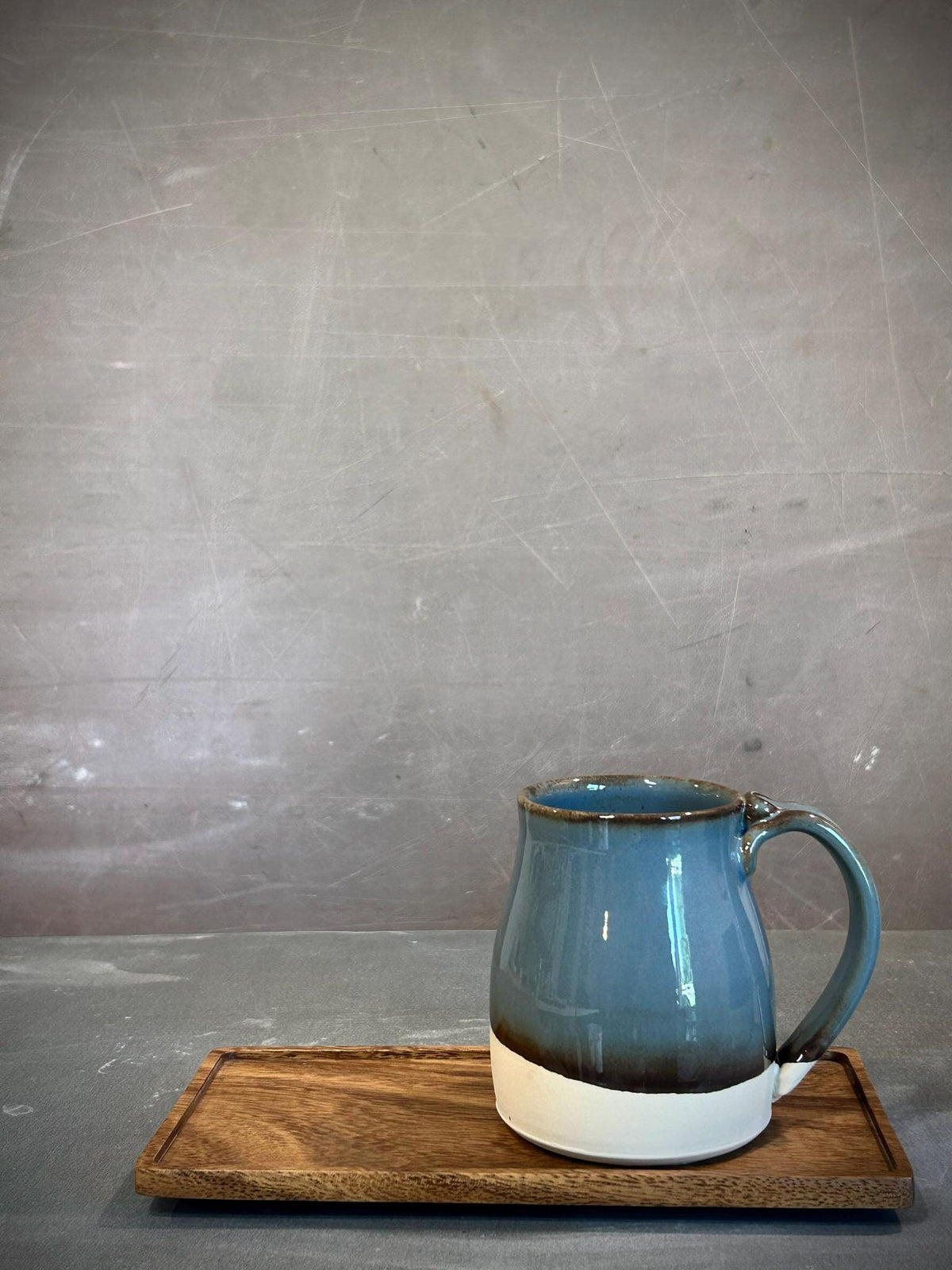 Handmade Ceramic Bell Mug with Multi-Use Lid Set | Riverdrift | Pottery Coffee Cup | Wheel Thrown