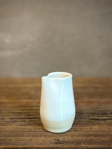 Handmade Ceramic Cream & Sugar SET | White Dove Artisan Stoneware Creamer, Sugar Bowl, Spoon and Tray SET | Pottery Coffee Bar Set
