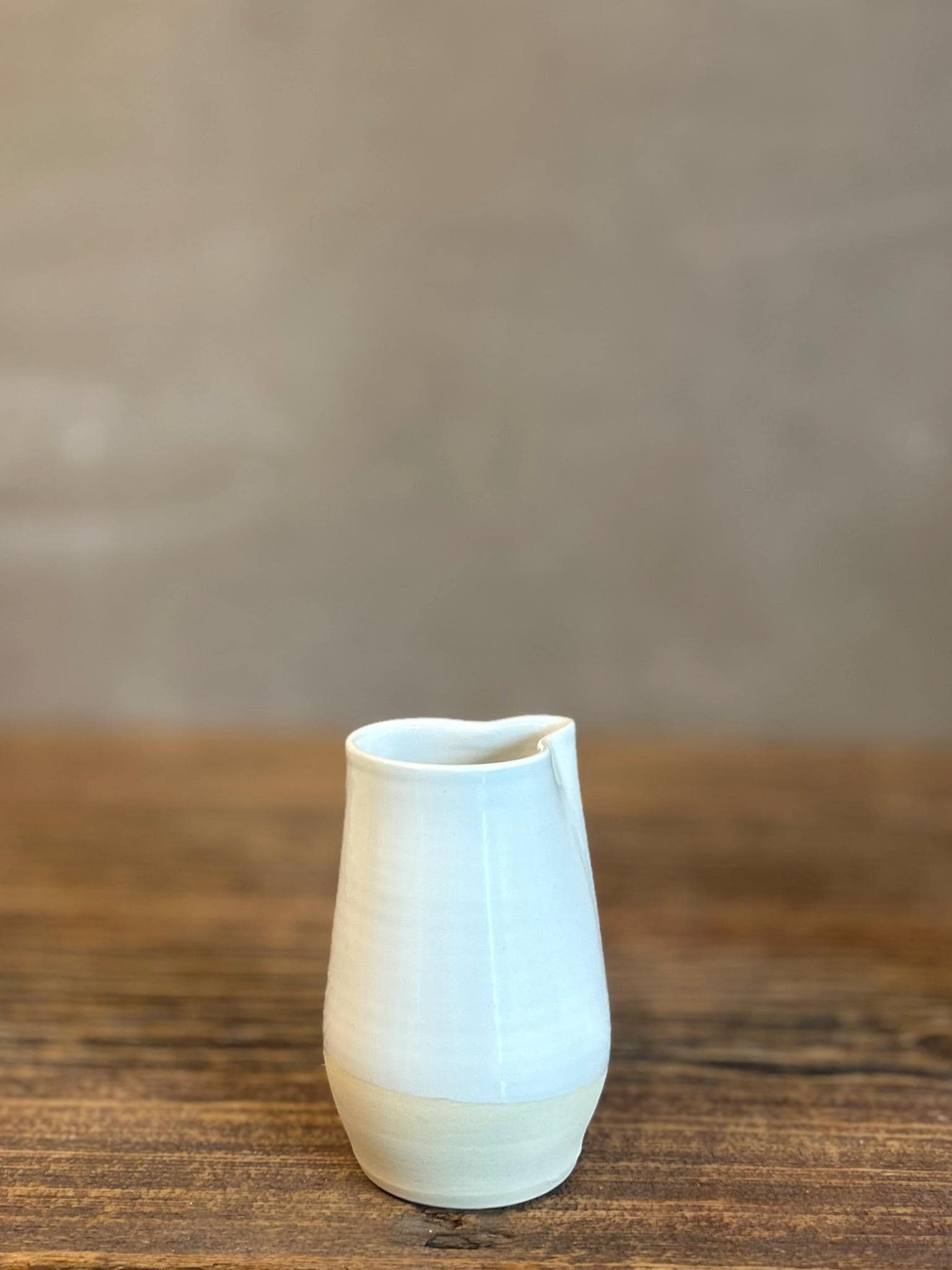 Handmade Ceramic Cream & Sugar SET | White Dove Artisan Stoneware Creamer, Sugar Bowl, Spoon and Tray SET | Pottery Coffee Bar Set