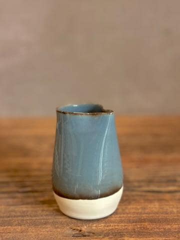 Handmade Ceramic Cream & Sugar SET | Riverdrift Artisan Stoneware Creamer, Sugar Bowl, Spoon and Tray SET | Pottery Coffee Bar Set