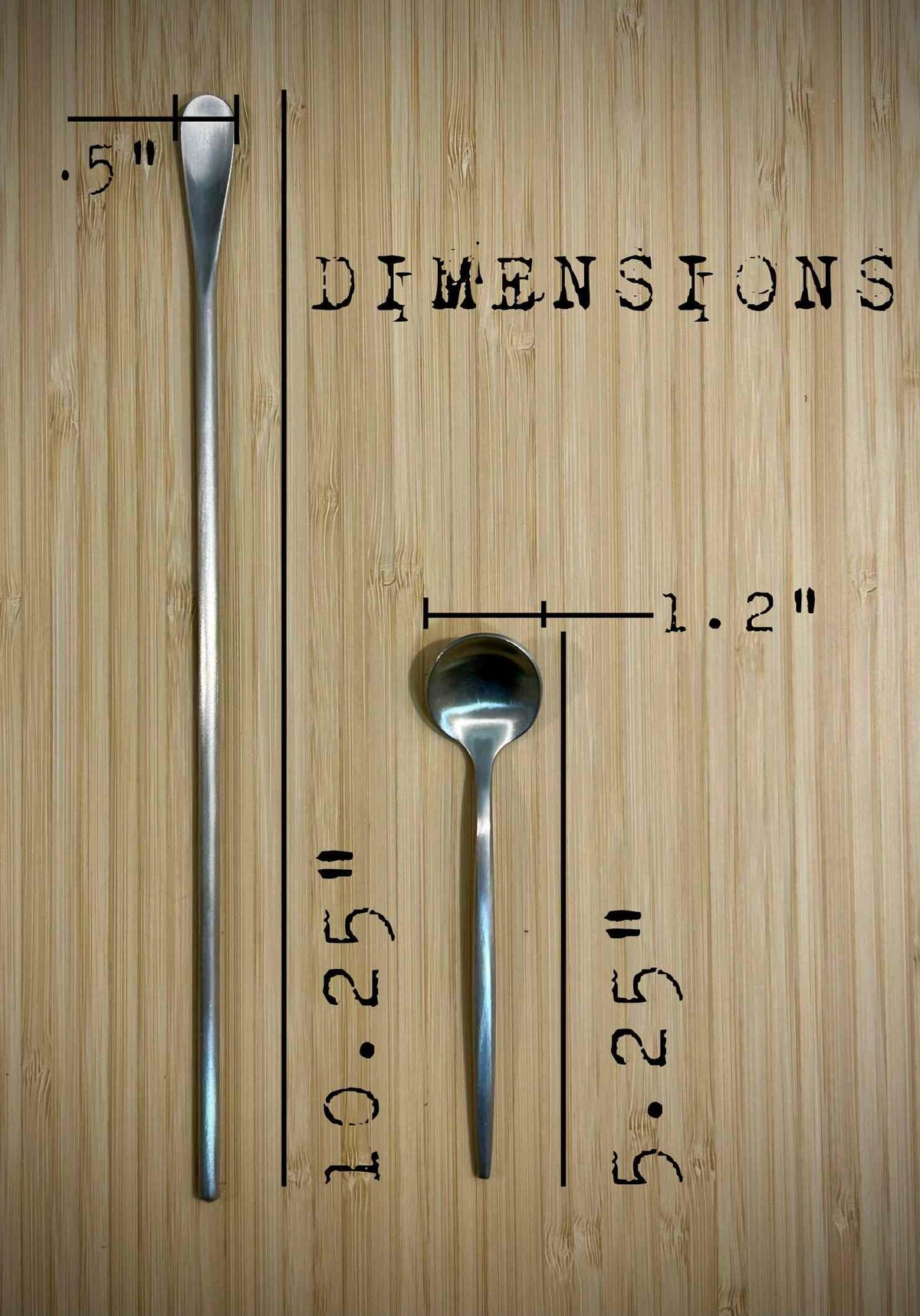 Modern Espresso Spoon | Stainless Steel Coffee Spoon | Demitasse Spoon | Dessert Spoon | Choose Your Finish