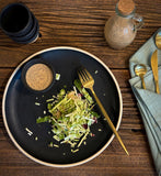 Handmade Ceramic Dip Bowls | Blackstone Stoneware Appetizer & Condiment Bowls | Hummus, Salsa, Olive Bowls | Available in Sets of 4, 6 or 8