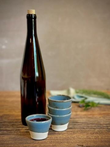Handmade Ceramic Dip Bowls | Riverdrift Stoneware Appetizer & Condiment Bowls | Hummus, Salsa, Olive Bowls | Available in Sets of 4, 6 or 8