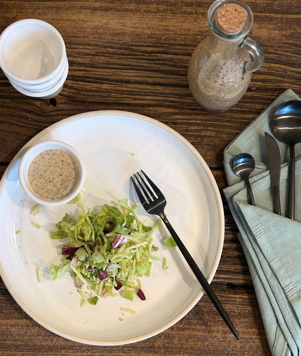 Handmade Ceramic Dip Bowls | White Dove Stoneware Appetizer & Condiment Bowls | Hummus, Salsa, Olive Bowls | Available in Sets of 4, 6 or 8