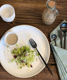 Handmade Ceramic Dip Bowls | White Dove Stoneware Appetizer & Condiment Bowls | Hummus, Salsa, Olive Bowls | Available in Sets of 4, 6 or 8