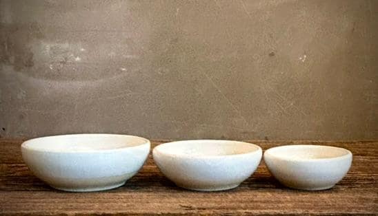 Handmade Ceramic Serving Bowl | White Dove Artisan Stoneware Bowl | Pasta, Soup, Salad, Ramen & Snack Bowl | Choose Your Size