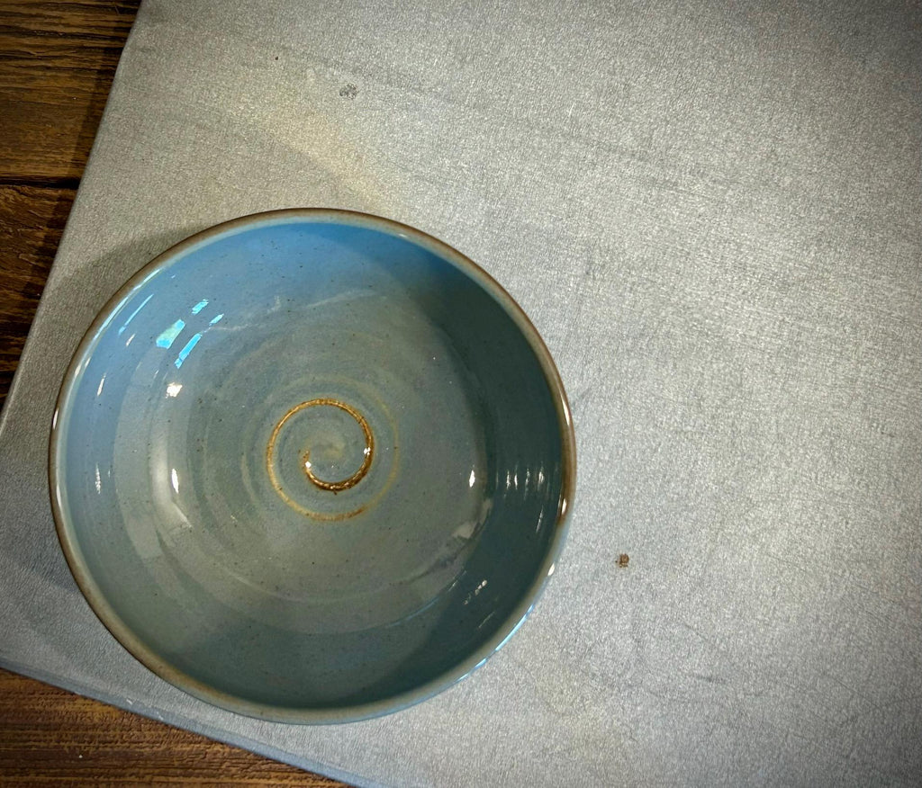 Handmade Ceramic Serving Bowl | Riverdrift Artisan Stoneware Bowl | Pasta, Soup, Salad, Ramen & Snack Bowl | Choose Your Size