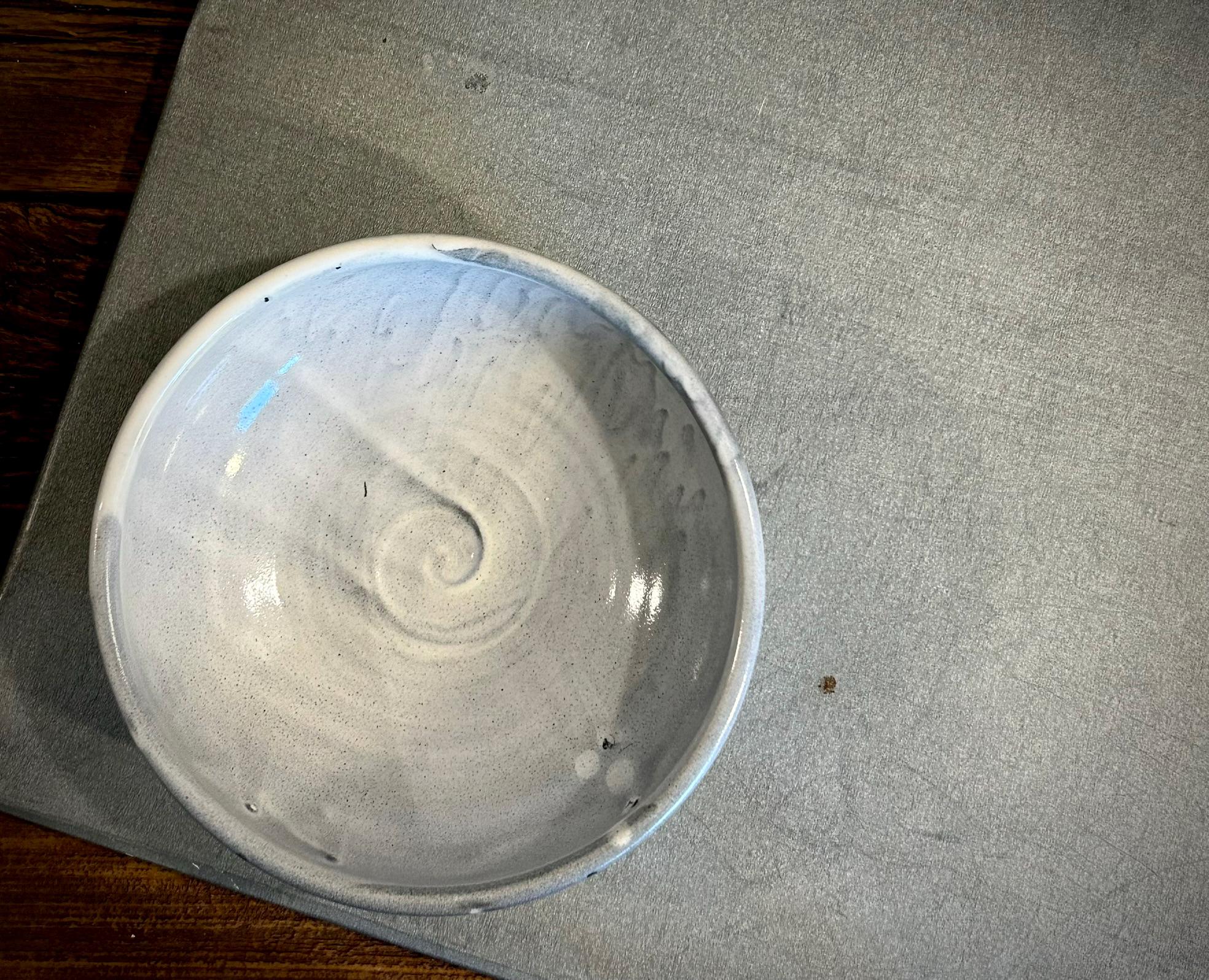 Handmade Ceramic Serving Bowl | Linen Gray Artisan Stoneware Bowl | Pasta, Soup, Salad, Ramen & Snack Bowl | Choose Your Size