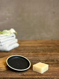 Handmade Ceramic Trinket Dish | Blackstone Stoneware Soap Dish | Jewelry Holder | Olive Oil Bread Dipping Plate | Small Catchall Dish
