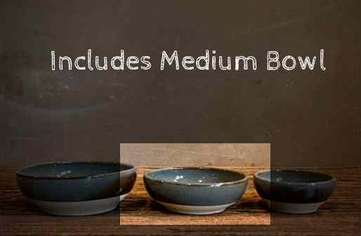 Handmade Ceramic Dinnerware Set | Riverdrift Artisan Stoneware Dinner Set | Plate, Salad Plate, Bowl & Tumbler