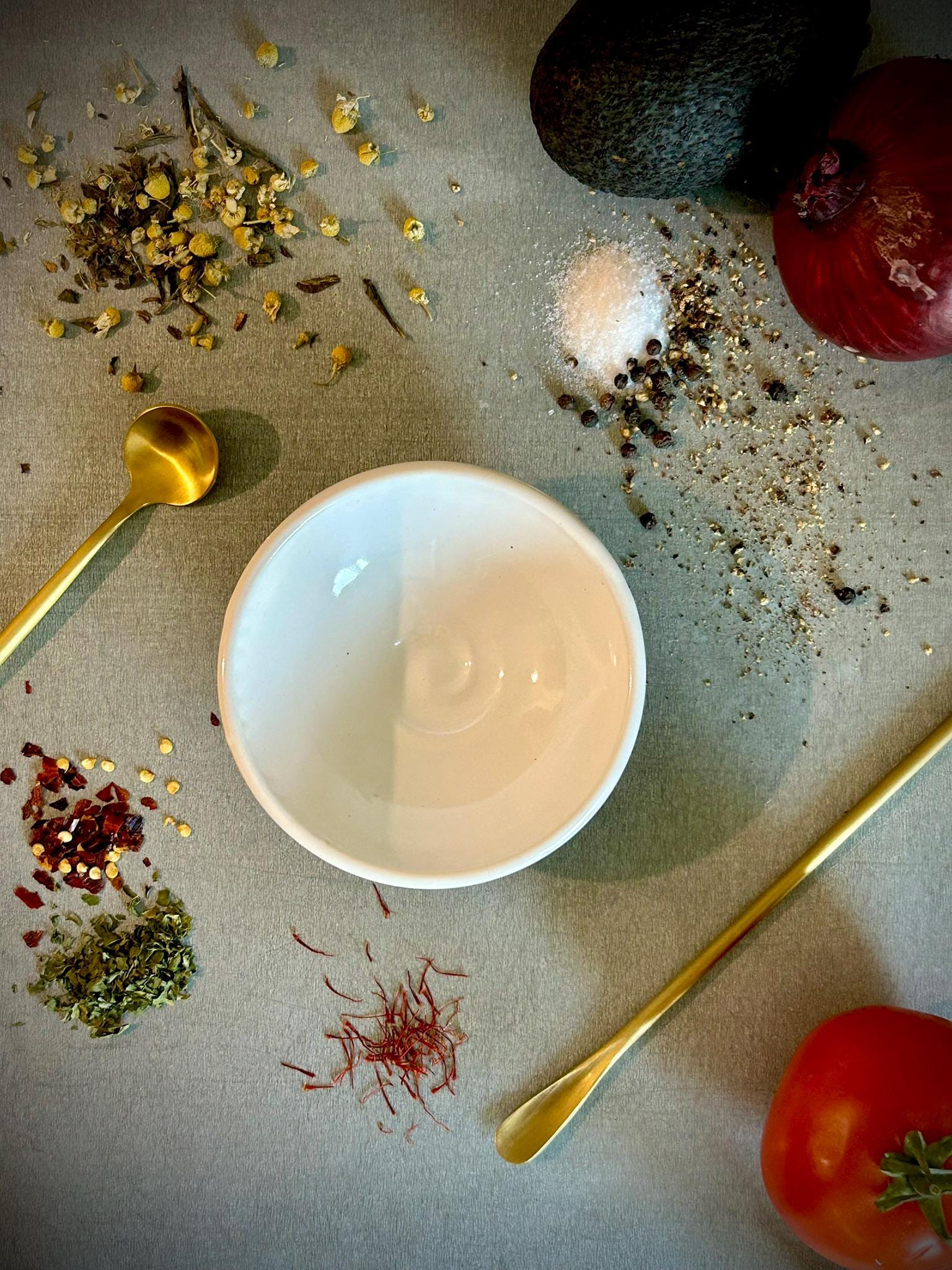 Handmade Ceramic Prep Bowl | White Dove Stoneware Mini Bowl | Pottery Pinch Bowl | Olive Oil Dipping Bowl | Condiment & Snack Bowl | Mezze