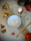 Handmade Ceramic Prep Bowl | Linen Gray Stoneware Mini Bowl | Pottery Pinch Bowl | Olive Oil Dipping Bowl | Condiment & Snack Bowl | Mezze