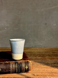 Handmade 4 oz Espresso Cup | Linen Gray Tall Artisan Ceramic Demitasse | Stoneware Cortado Cup | Handmade Espresso Lover Gift
