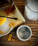 Handmade Ceramic Tumbler | Linen Gray Bell Stoneware Drinking Glass | Pottery Whiskey Tumbler | Lemonade | Tea | Juice