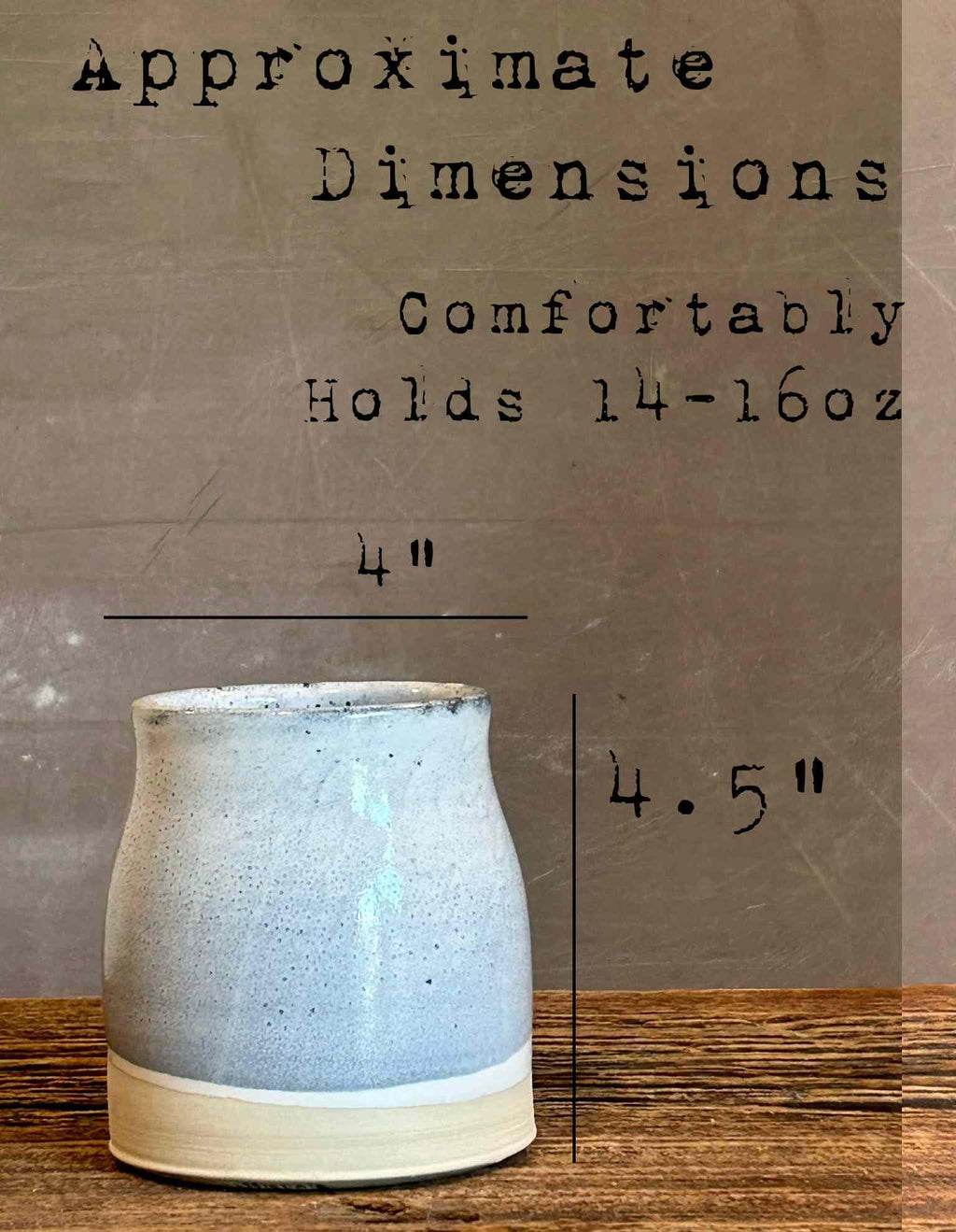 Handmade Ceramic Tumbler | Linen Gray Bell Stoneware Drinking Glass | Pottery Whiskey Tumbler | Lemonade | Tea | Juice