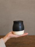 Handmade Ceramic Tumbler | Blackstone Bell Stoneware Drinking Glass | Pottery Whiskey Tumbler | Tea | Lemonade | Juice