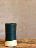 Handmade Ceramic Tumbler | Blackstone Tall Stoneware Drinking Glass | Artisan Pottery Cup | Tea | Lemonade | Juice | Bath