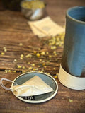 Handmade Stoneware Tall Mug | Riverdrift Blue | Rustic Ceramic Coffee Cup | Wheel Thrown | Artisan Coffee Mug