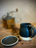 Handmade Stoneware Coffee Mug | Blackstone Bell Ceramic Mug | Wheel Thrown Pottery | Farmhouse Coffee Cup | Artisan Gift