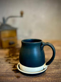 Handmade Stoneware Coffee Mug | Blackstone Bell Ceramic Mug | Wheel Thrown Pottery | Farmhouse Coffee Cup | Artisan Gift