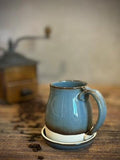 Handmade Stoneware Coffee Mug | Riverdrift Bell Ceramic Mug | Wheel Thrown Pottery | Farmhouse Coffee Cup | Artisan Gift