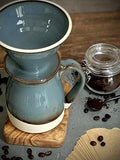 Handmade Stoneware Coffee Mug | Riverdrift Bell Ceramic Mug | Wheel Thrown Pottery | Farmhouse Coffee Cup | Artisan Gift