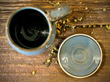 Handmade Stoneware Coffee Mug | Riverdrift Bell Ceramic Mug | Wheel Thrown Pottery | Farmhouse Coffee Cup | Artisan Gift