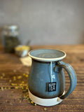 Handmade Stoneware Coffee Mug | Riverdrift Bell Ceramic Mug | Wheel Thrown Pottery | Farmhouse Coffee Cup | Artisan Gift