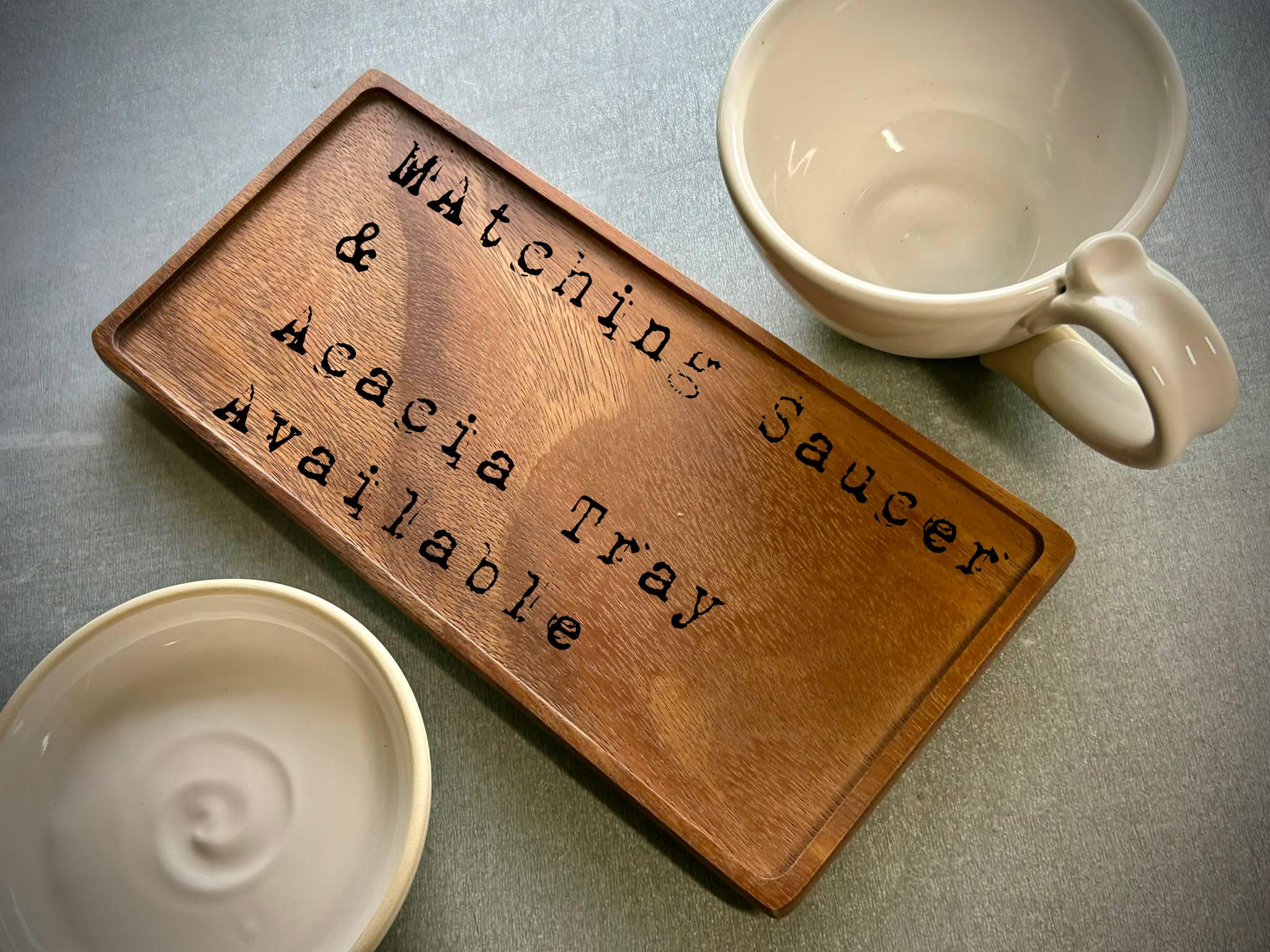 Handmade Stoneware Cappuccino Cup | Wheel-Thrown White Dove Ceramic Mug | Artisan Pottery | Rustic Coffee Cup | 10–12 oz