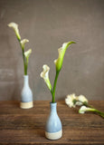 Linen Gray Bud Vase | Handmade Ceramic Vase | Wheel-Thrown Stoneware Flower Vase | 5 inch Mini Pottery Vase | Modern Farmhouse